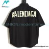 Balenciaga - 23SS Print Tape Short Sleeve Shirt Balenciaga - 23SS Print Tape Short Sleeve Shirt